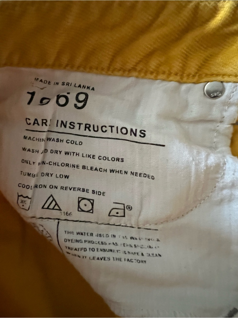 Gap Mustard Yellow Corduroy Pants - Picture 6 of 9